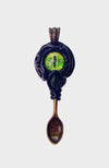Creature Spoon Pendant with Turquoise Gemstone