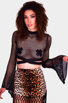 Hex Exotica Leopard Print Cheeky Mini Skirt