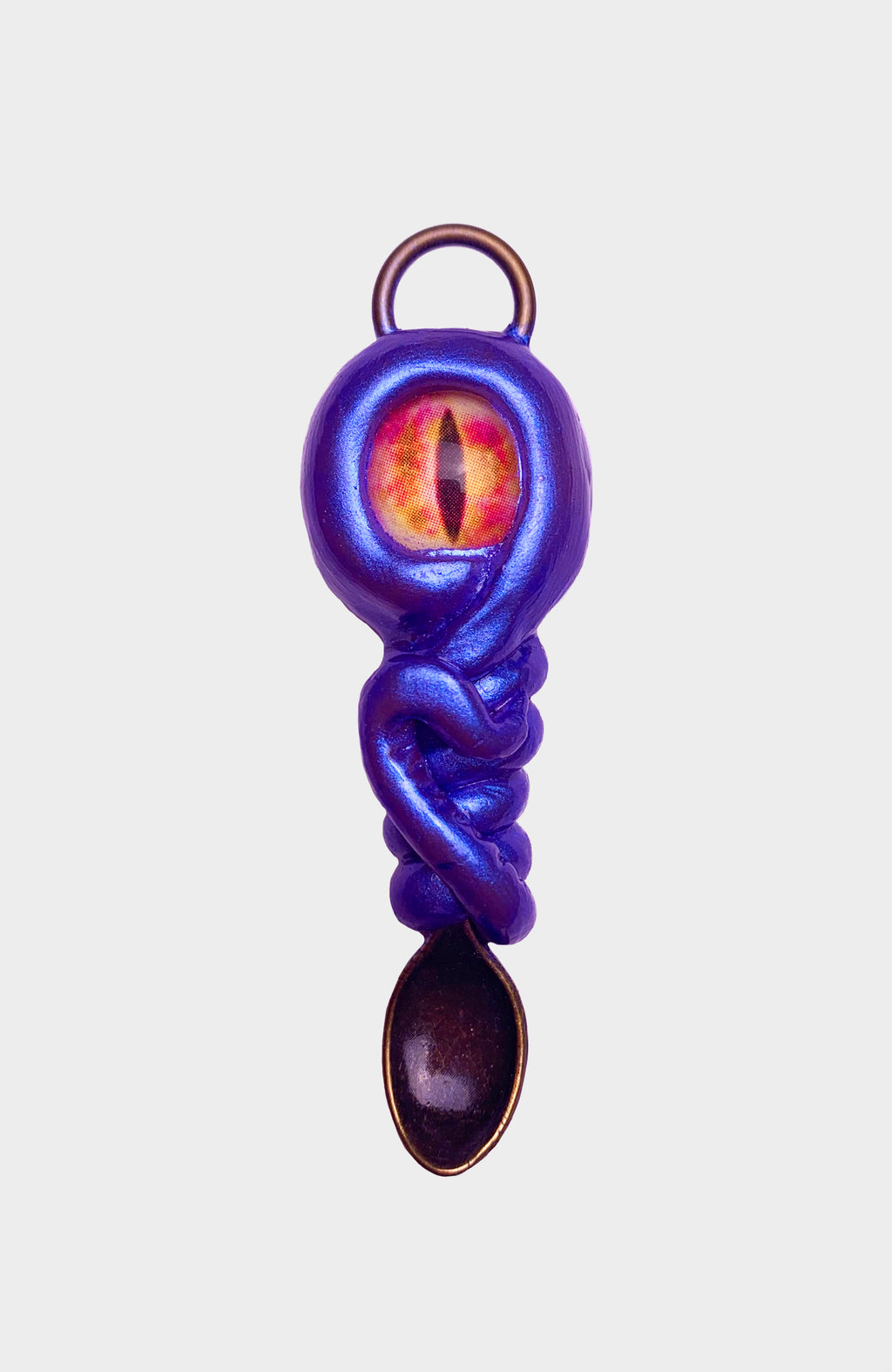 Violet Creature Spoon Pendant