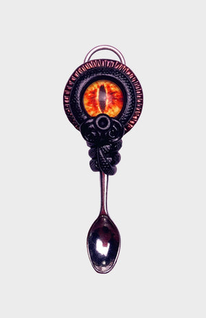 Fire Dragon Creature Spoon Pendant