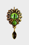 Raja Spoon Pendant with Tiger's Eye Gemstone