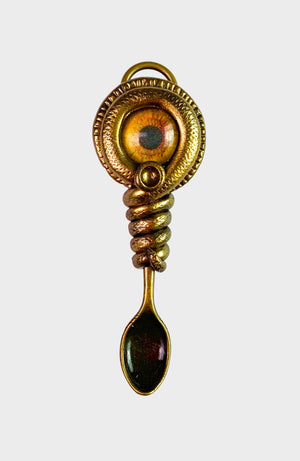 Golden Eye Spoon Pendant