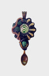 Creature Spoon Pendant with Tiger's Eye