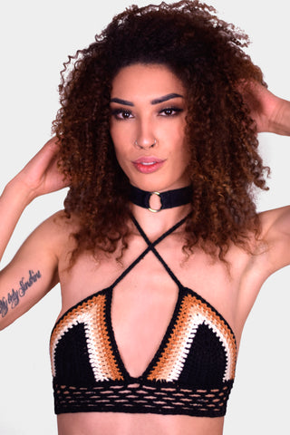 Butterfly Being Mesh Tube Top