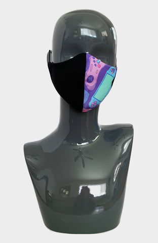 Cobalt Velvet Ninja Mask