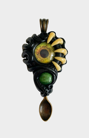 Bassnectar Spoon Pendant with Tiger's Eye